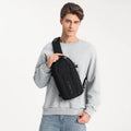 Ozuko 9565 New Arrival Tactical Sling Bag for Men Original Design Tripod Trendy Waterproof Crossbody Camera Sling Bag