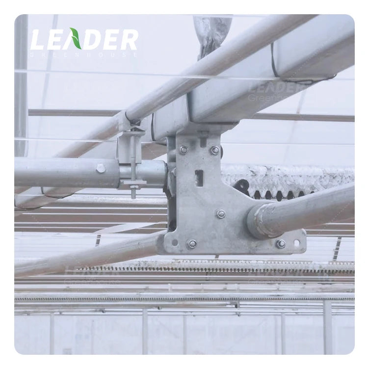 Agricultural Greenhouse Shading System Rack and Motor Gear Linear Motion