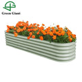 Outdoor Planter Modular Corrugated Galvanized Metal Raised Garden Bed Kit Planter Flower Box for the Garden