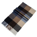 2024 New Arrival Autumn and Winter Men's Warm Pure Wool Check Scarf British Plaid Patterns Women's Scarf  30*180cm
