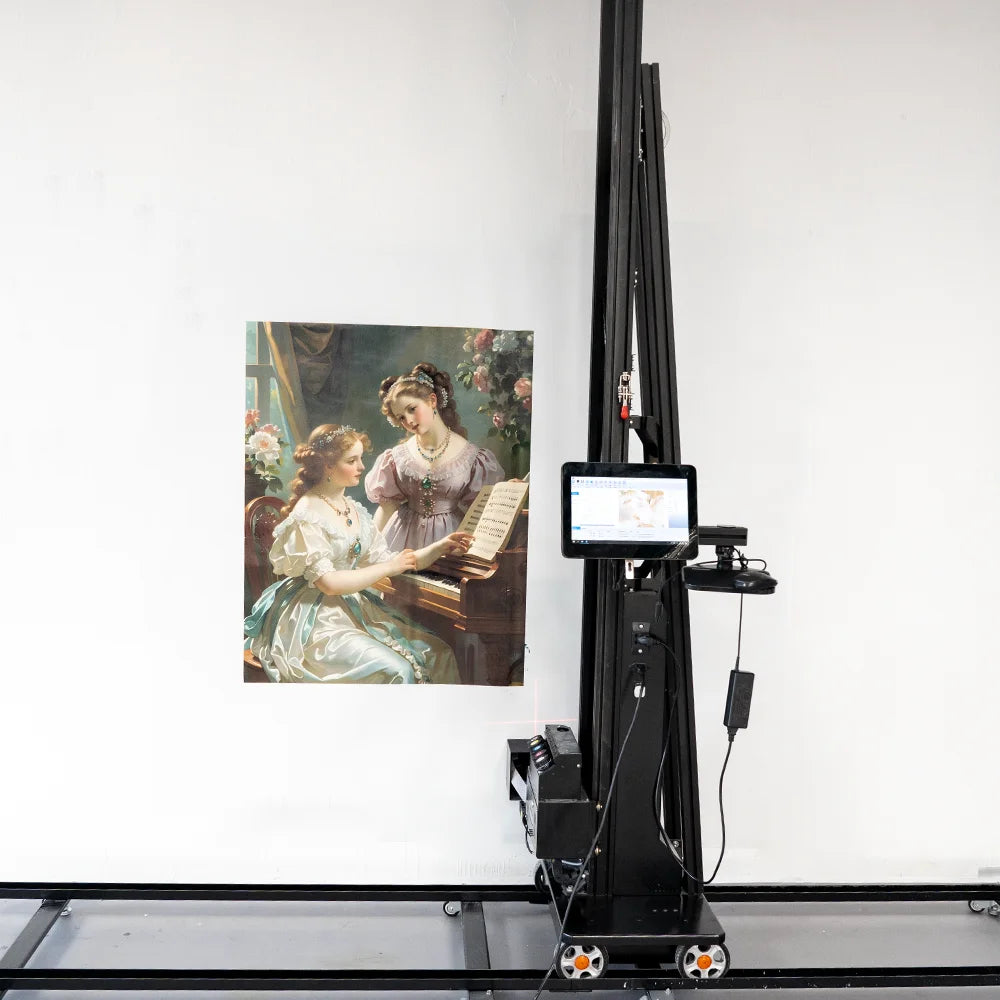 Made in China Good Quality Vertical 3d Mural Wall Printer Machine Naar Wanddecoratie Muur Schilderen Machine