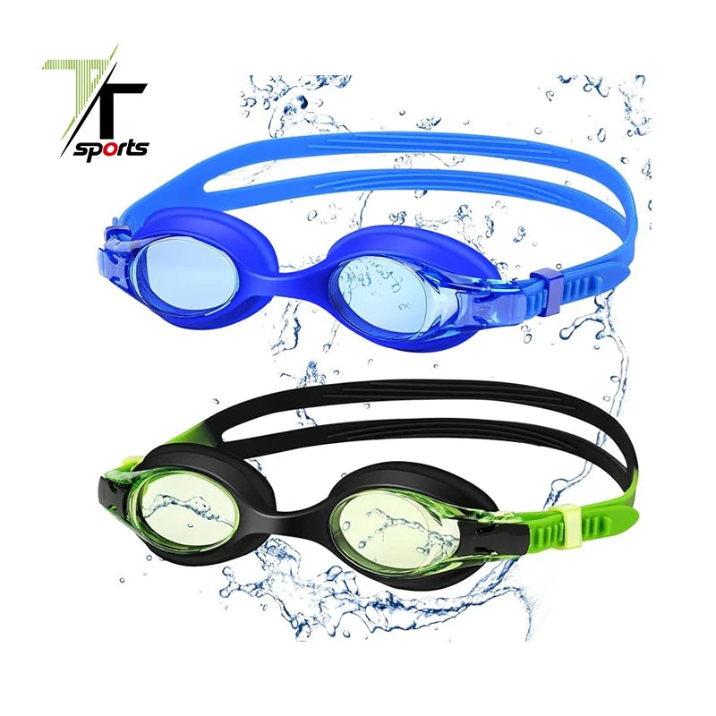 TTSPORTSwaterproof Glasses Silicone Children Glasses Swim Goggles