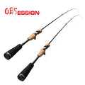ROCKSTAR FUJI 1.98m Spinning Fishing Rod 2 Sections Rockfish Ultra Light Fishing Rods Fuji Guide Bait Casting Rod