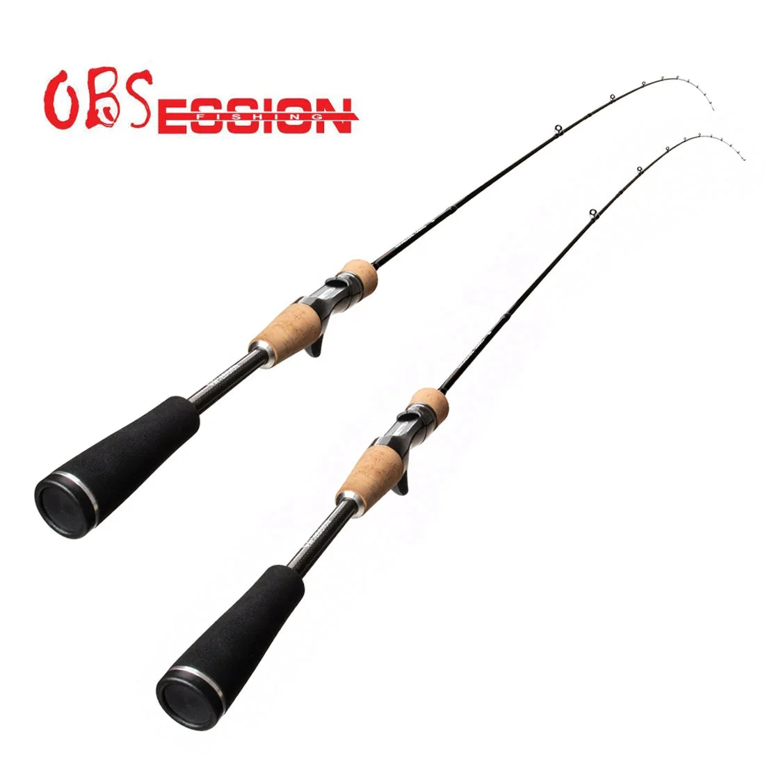 ROCKSTAR FUJI 1.98m Spinning Fishing Rod 2 Sections Rockfish Ultra Light Fishing Rods Fuji Guide Bait Casting Rod