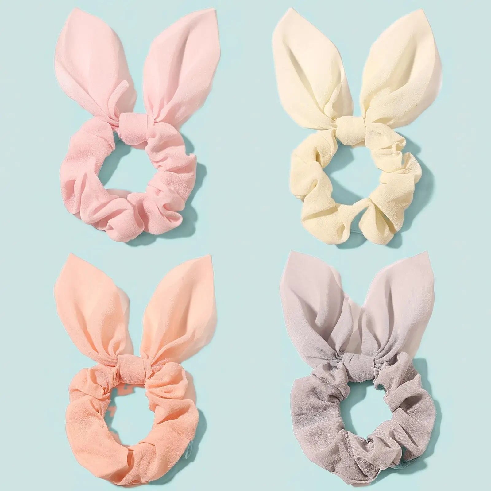 Custom Logo Satin Silk Scrunchies Elastic Hair Ties for Thick Hair and Ponytails Sleep-Time Hair Accessories