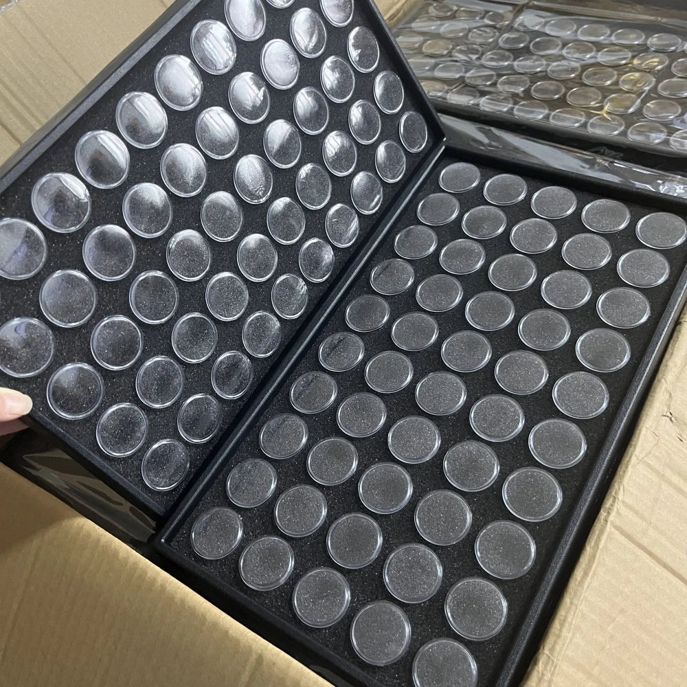 Hot Selling Diamond Display Box Loose Gem Stone Storage Boxes Nail Art Tooth Gemstones Display Tray Box