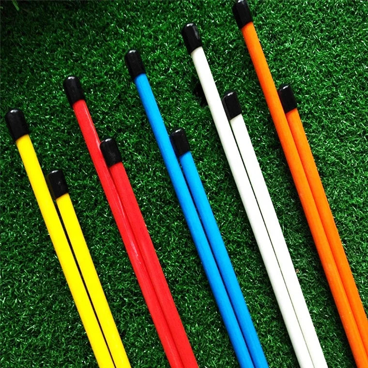 48\" Golf Alignment Stick Swing Trainer 2 Pack Putting Alignment Rods for Aiming & Training