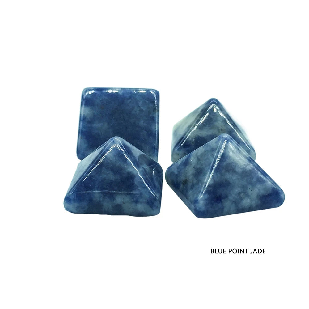 Pyramid 7 Chakra Jewelry Accessories Healing 7 Chakra Semi-precious Stone Home Decoration Love Gemstone Feng Shui Crystal 10 Pcs