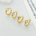 HOVANCI China Wholesale Manufacturer Gold Hoop Earring Stainless Steel Huggie Chunky Statement Earrings