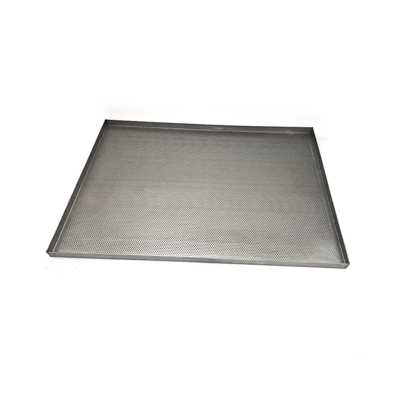 Commercial Grade Custom Size Durable Aluminum Perforated Large Baking Tray Biscuit Plate Bun Burger Sheet Pan