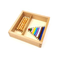 Montessori Wooden Box for Teen Board Math Material for Kids Early Educational Beads Toy Montessori Toy Cheap