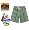 Custom Logo Graphic Summer Jogger Running Shorts Athletic Workout Cotton Sweat GYM Men Shorts for Men