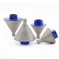 OEM Vacuum Brazed Diamond Beveling Chamfer Drill Bits Milling Bits Countersink Drill Bits for Trimming & Enlarging Exit Hole
