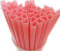 Heart-Shaped Pink Disposable Drinking Straws Bachelorette Parties Weddings Bride Be Wedding Supplies Wrapped Pink Plastic Straw
