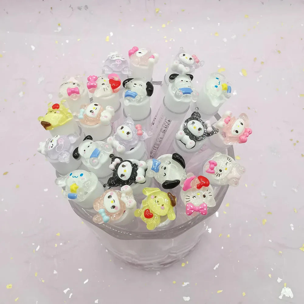 Wholesale SANRIO Character Eyelash Extension Supplies Lash Wand Spoolie Mascara Brush Tube Made of Nylon