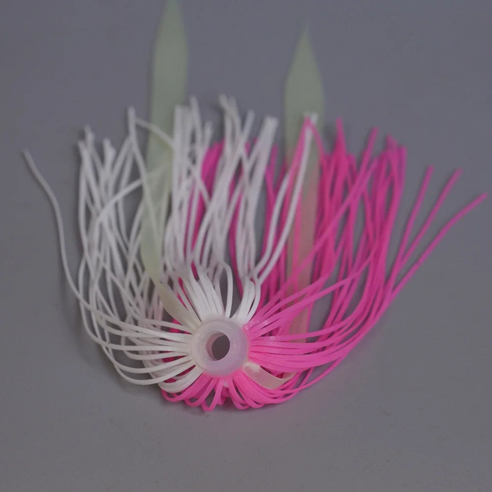 High-quality Silicone Fishing Skirts  Umbrella Skirt Rubber Fishing Lure with Necktie