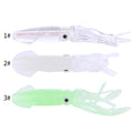5pcs/bag Soft Luminous Octopus 10CM 8G Trolling Saltwater Bait Squid Skirt Fishing Lures