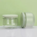 Wholesale 250ml Transparent Frosted PET Plastic Bottle Wide Mouth Screw Cap Lotion Shampoo Face Masks Wigs Baking Oil Custom