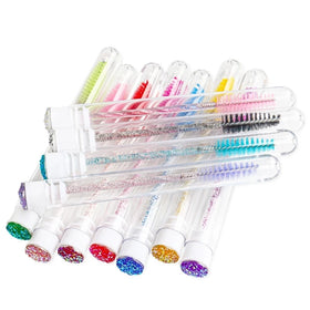 Dust-Proof Eyelash Brush Tube Empty Reusable Lash Mascara Wand Case Replaceable Makeup Applicators Container Wholesale