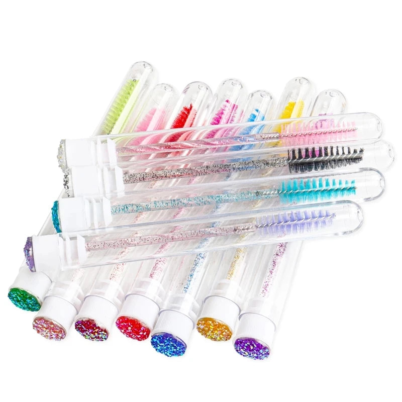 Dust-Proof Eyelash Brush Tube Empty Reusable Lash Mascara Wand Case Replaceable Makeup Applicators Container Wholesale MegaBDM