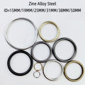 High Quality 15/19/25/31/38/50MM Metal Zinc Alloy Steel O Ring for Handbag Accessories Pet Collar O Ring