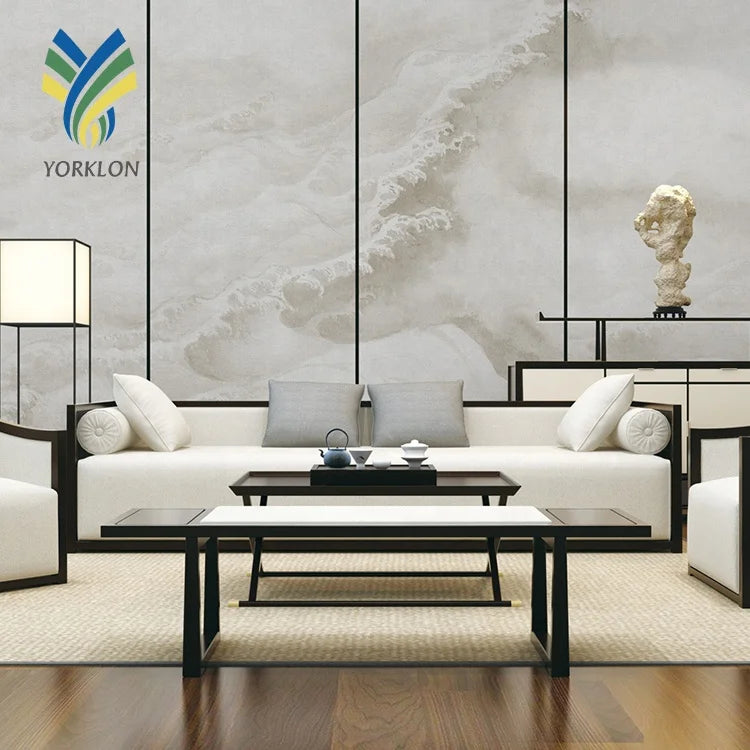 YKML 0100 High Quality Banquet Hall Murals Beach Beautiful Mural Wallpaper 3D Living Room