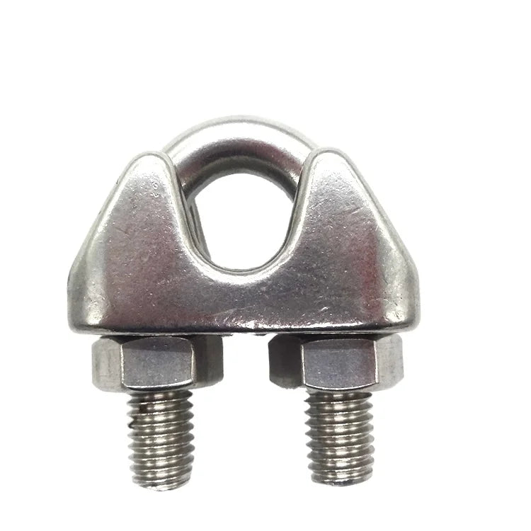 DIN741 Stainless Steel 316 Wire Rope Cable Clip Clamp for Rigging Rope
