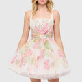 New Hot Fashion Clothes Women Wholesale Floral Graduation Dress for Girl Quinceanera Dresses