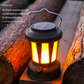 Hot Sales  LED Retro Camping Light Portable Solar/USB Charging Multifunctional Courtyard Handheld Hanging Lighting