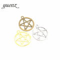YuenZ 3 Color Antique Silver Color Star Charms Pendants for Jewelry Making DIY Handmade Craft 28*24mm L305