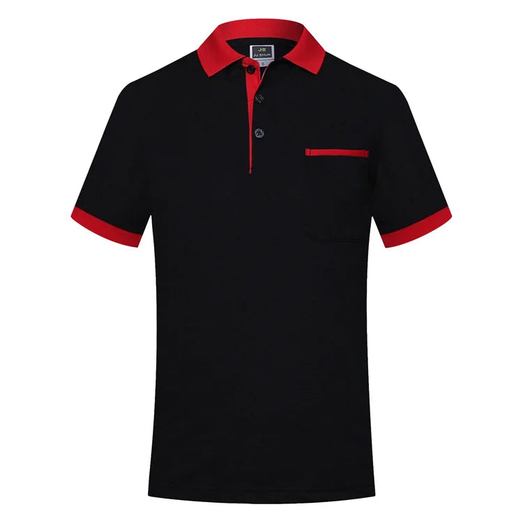 Lapel POLO Shirt Wholesale Enterprise Work Clothes Embroidery Group Advertising Shirt Custom Printed logo T-shirt