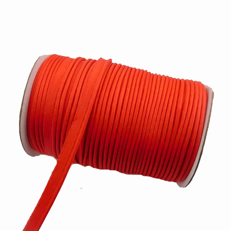 1cm 10mm Coated Polyester Piping Flange Cord Edge for Bag and Garment Finishing Home Textile Tape