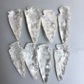 Natural Clear Quartz Crystal Gemstone Ornaments Healing Crystal Arrow Shape Clear Quartz Stone