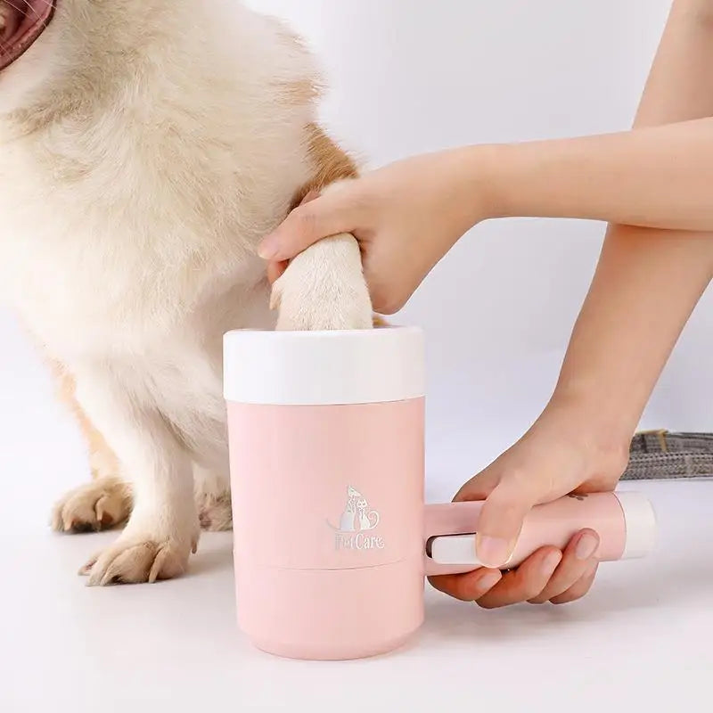 Pet Paw Washing Cup Portable Automatic Dog Paw Cleaner Multifunctional 360 Clean Skin Friendly Silicone Cat Foot Cleaning Cup
