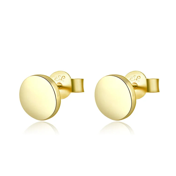 Bulk Wholesale Gold Earrings 925 Sterling Silver Earring Man and Women