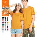 ZYtshirt Wholesale Custom Logo Printing 100% Cotton Anti-Shrink Loose Fit Blank T-Shirt for Men Unisex Casual Wear