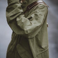 Maden Men Coat Vintage Fishtail Trench Loose Fit Jacket Retro Oversized Long Windbreaker Woven Waist Spring Autumn RTS High-End