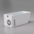 ICEGALAX Acrylic Whirlpools Message Bathtub Cold Plunge Solid Surface Smart Jacuzzi Bath Tub for Sports Recovery MegaBDM