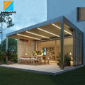 Hot Selling Design Bioclimatic Aluminum Gazebo Outdoor Sun Shading Motorized Louvered Roof Pergola Kits for Patio Cover Shading