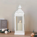 Iron Metal Candle Lantern Garden Hanging Pillar Candle Holder for Moroccan Wedding Party Home Decoration