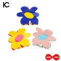 KUACHI Customized New Acetate Flower Hair Claw Sweet Cute Girls Flower Hair Clip Fashion Hair Claw for Women Korean