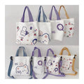 Hot Selling Wholesale Customized Printing Hobo Cotton Small Canvas Custom Logo Bag Wedding Gift Pack