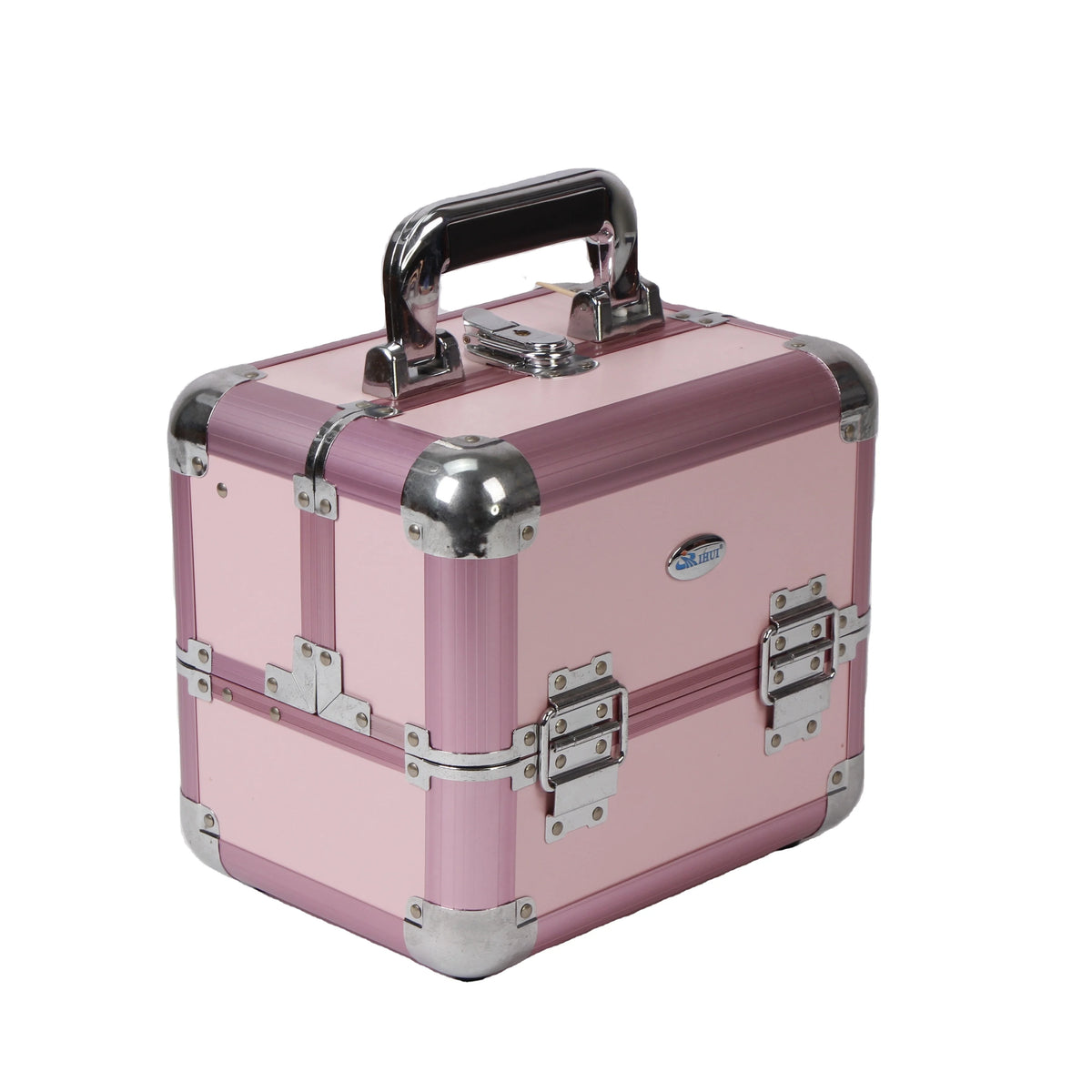 High Quality Mini Makeup Artist Cosmetic Case Portable Handle Fireproof Board Vintage Style Custom Pattern Perfect Gift Girls
