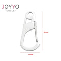 Stainless Steel Jewelry Accessories Keychain Lobster Clasp Silver Plated Bag Chain Buckle