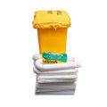 Oilspillpro HKITS120L-OOA 120L Yellow Wheelie Bin Oil Absorbent & Spill Kit Environmental Product