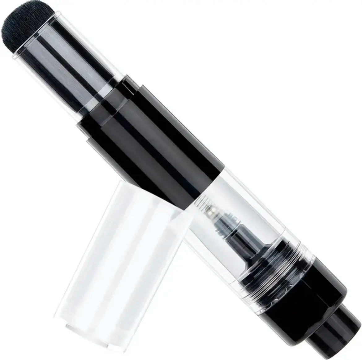 Retractable Blush Brushes Nylon Hair Fluffy Makeup Cosmetic Loose Powder Brush Portable Makeup Tools
