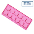 Wholesale OEM Food Grade 12 Cavity Bear Shape Cartoon Lollipop Chocolate Mould Silicone Kitchen Baking Eco-Friendly Molds for
