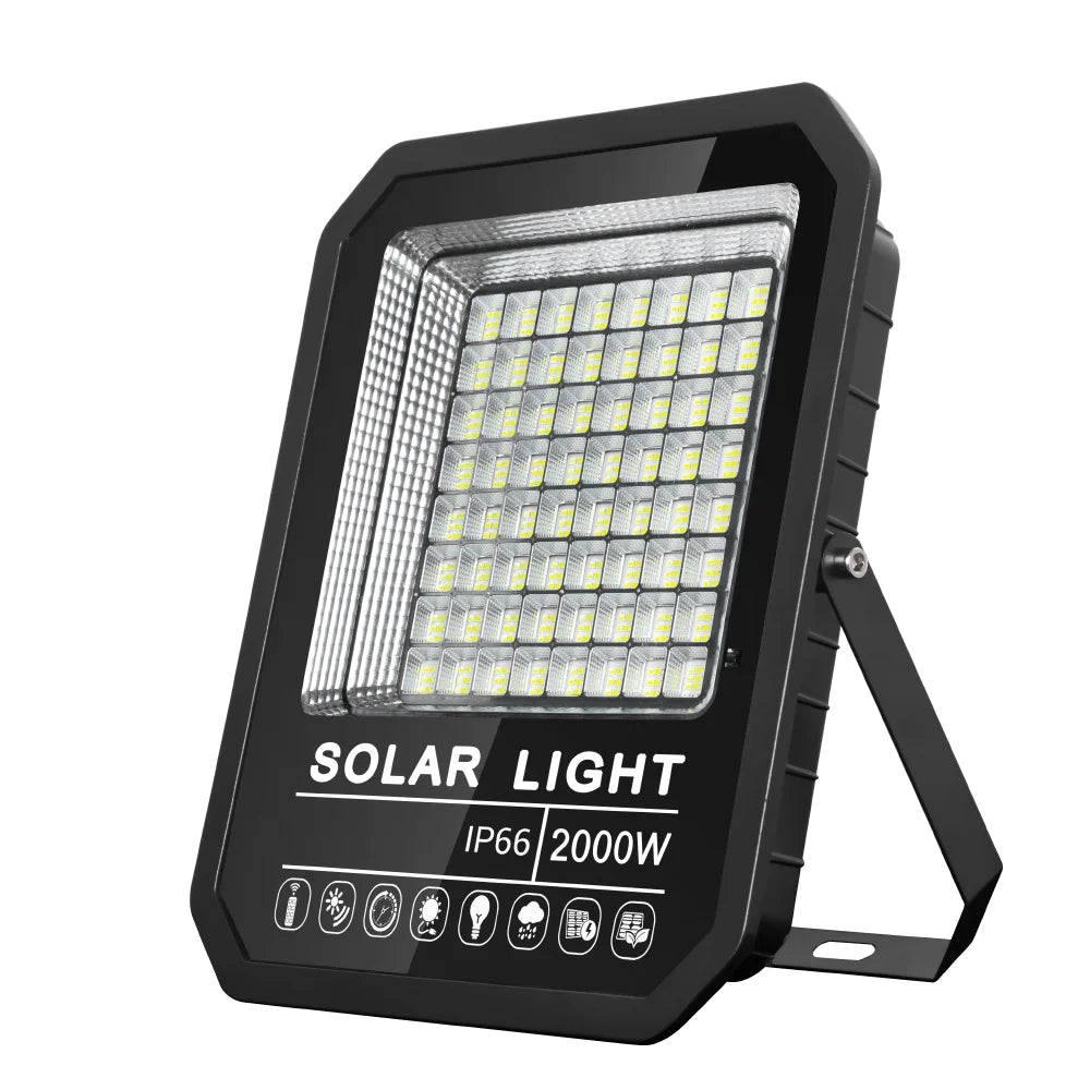China Supplier Adjustable Irradiation Angle Ip66 Aluminum Solar Led Flood Light 200w
