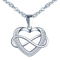 Hot Sale Pure 925 Sterling Silver Jewelry Heart Necklace for Women