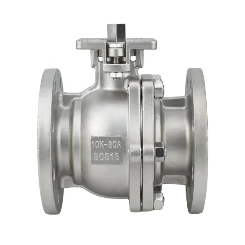 Stainless Steel JIS Standard Flange Floating Ball Valve JIS Double Flanged Floating Ball Valve